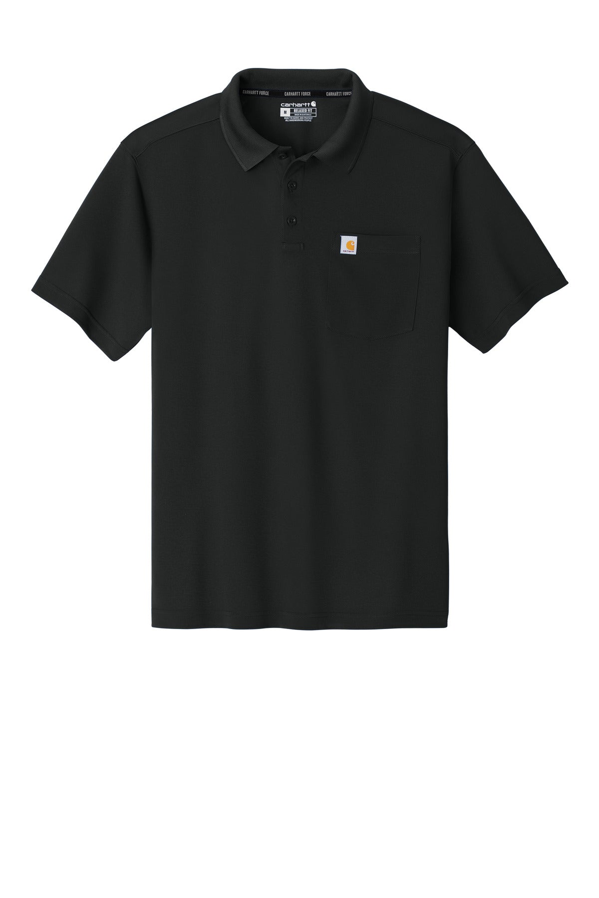 Carhartt Force Snag-Resistant Pocket Polo CT106880 Black
