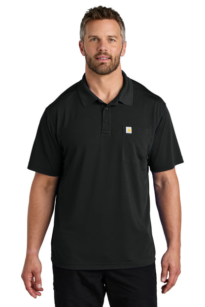 Carhartt Force Snag-Resistant Pocket Polo CT106880 Black