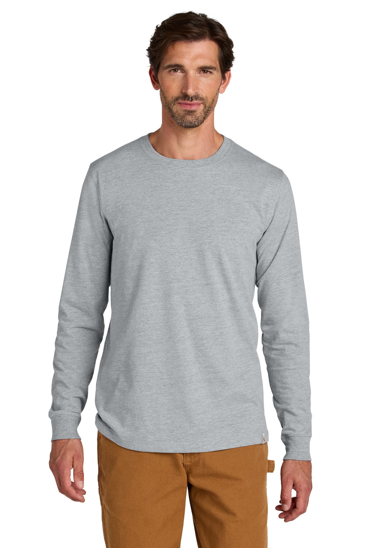 Carhartt Long Sleeve T-Shirt CT106921 Heather Grey