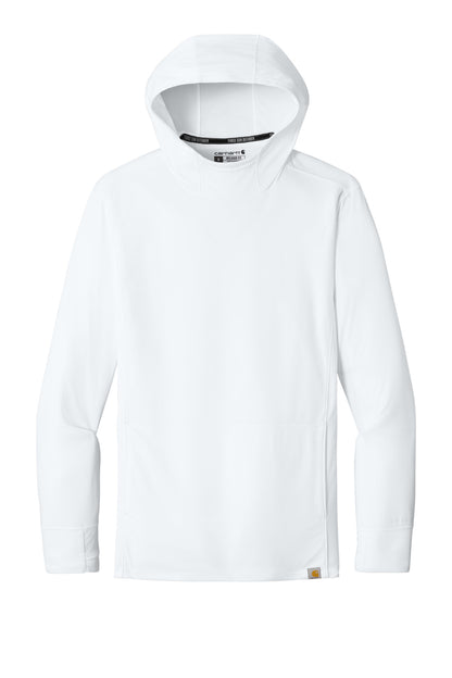 Carhartt Force Sun Defender Long Sleeve Hooded T-Shirt CT106923 White