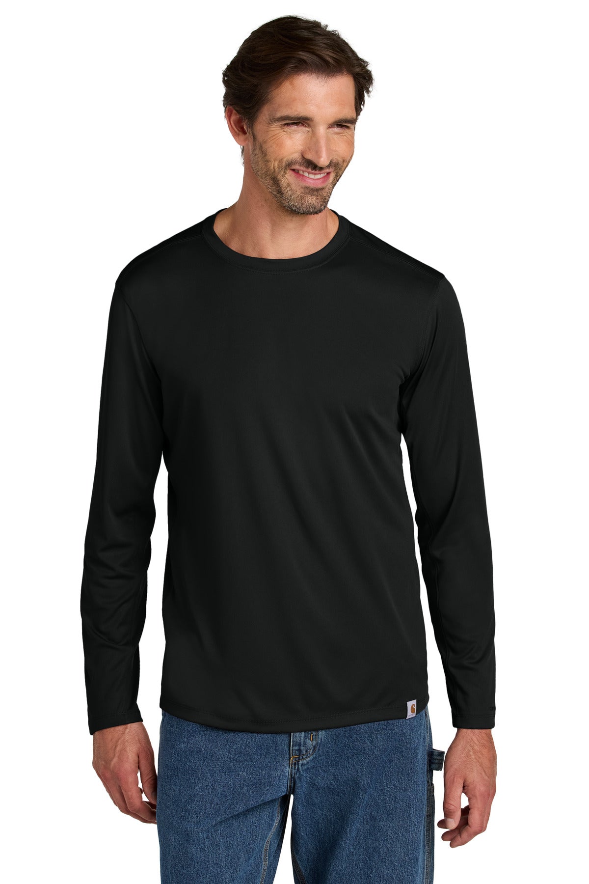 Carhartt Force Sun Defender Long Sleeve T-Shirt CT106972 Black