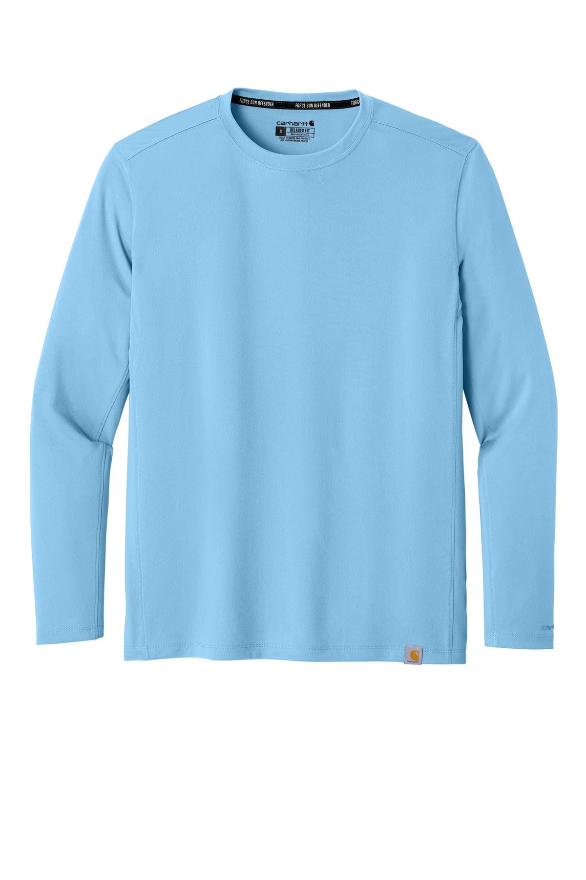 Carhartt Force Sun Defender Long Sleeve T-Shirt CT106972 Fresh Water Blue