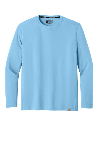 Carhartt Force Sun Defender Long Sleeve T-Shirt CT106972 Fresh Water Blue