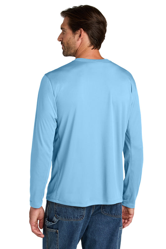 Carhartt Force Sun Defender Long Sleeve T-Shirt CT106972 Fresh Water Blue