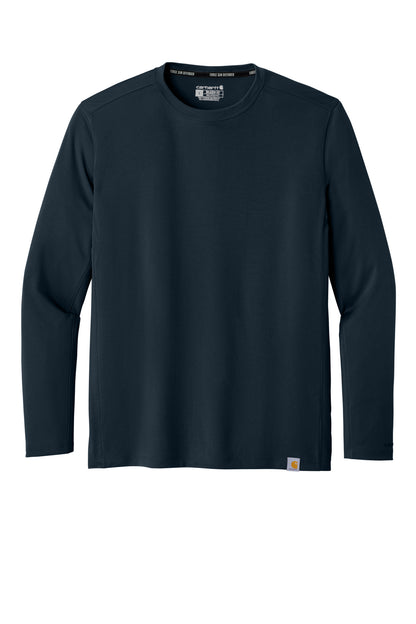 Carhartt Force Sun Defender Long Sleeve T-Shirt CT106972 Navy