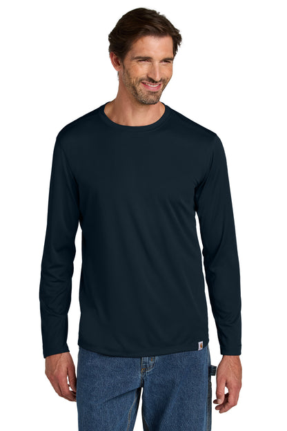 Carhartt Force Sun Defender Long Sleeve T-Shirt CT106972 Navy