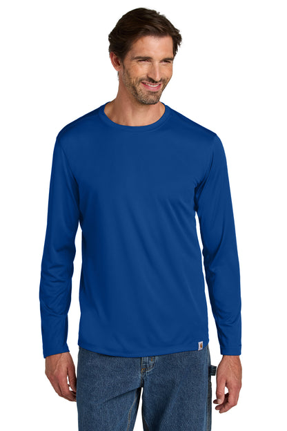 Carhartt Force Sun Defender Long Sleeve T-Shirt CT106972 Royal Glass Blue
