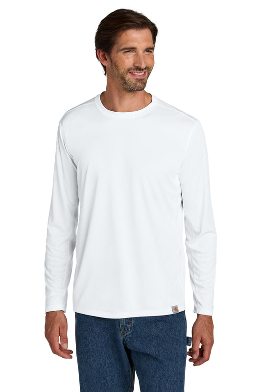 Carhartt Force Sun Defender Long Sleeve T-Shirt CT106972 White