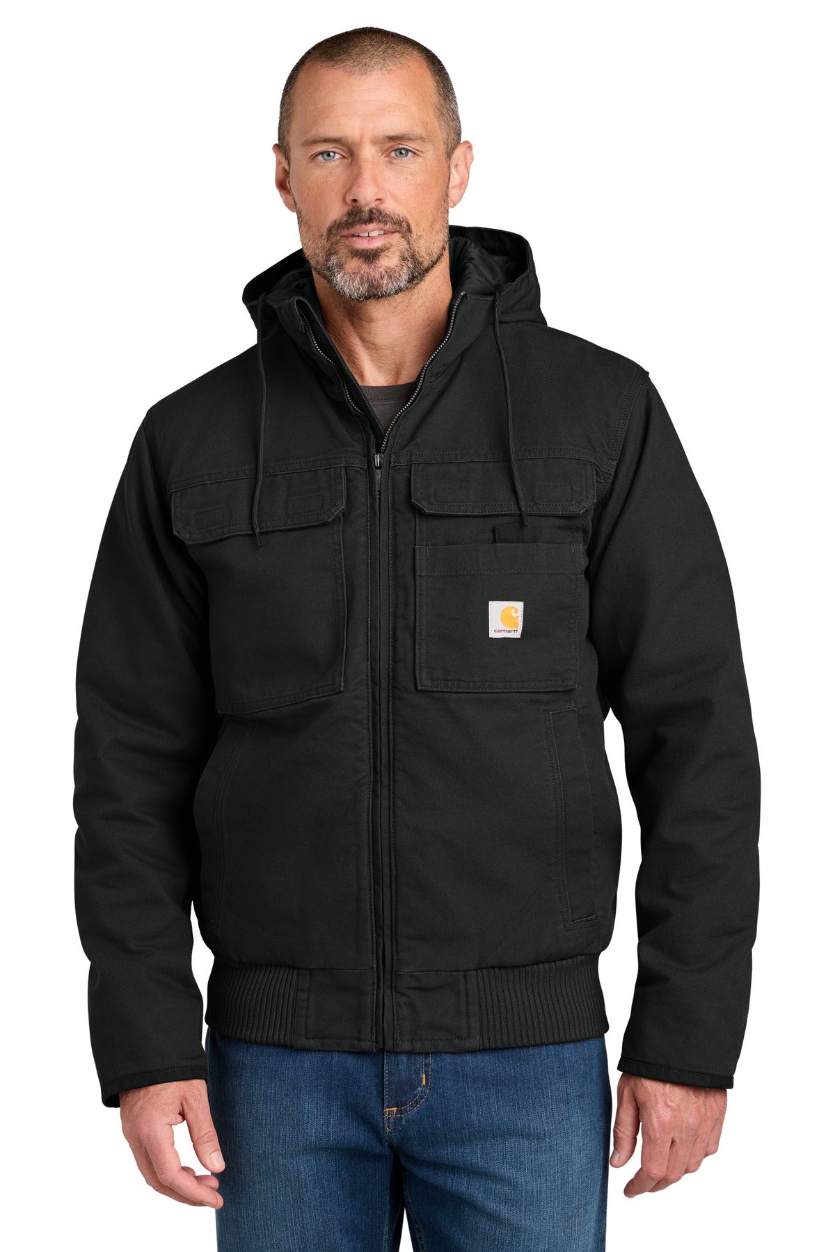 Carhartt Full Swing Washed Duck Active Jac CT106980 Black