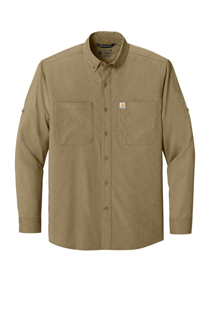Carhartt Force Sun Defender Long Sleeve Shirt CT107106 Dark Khaki