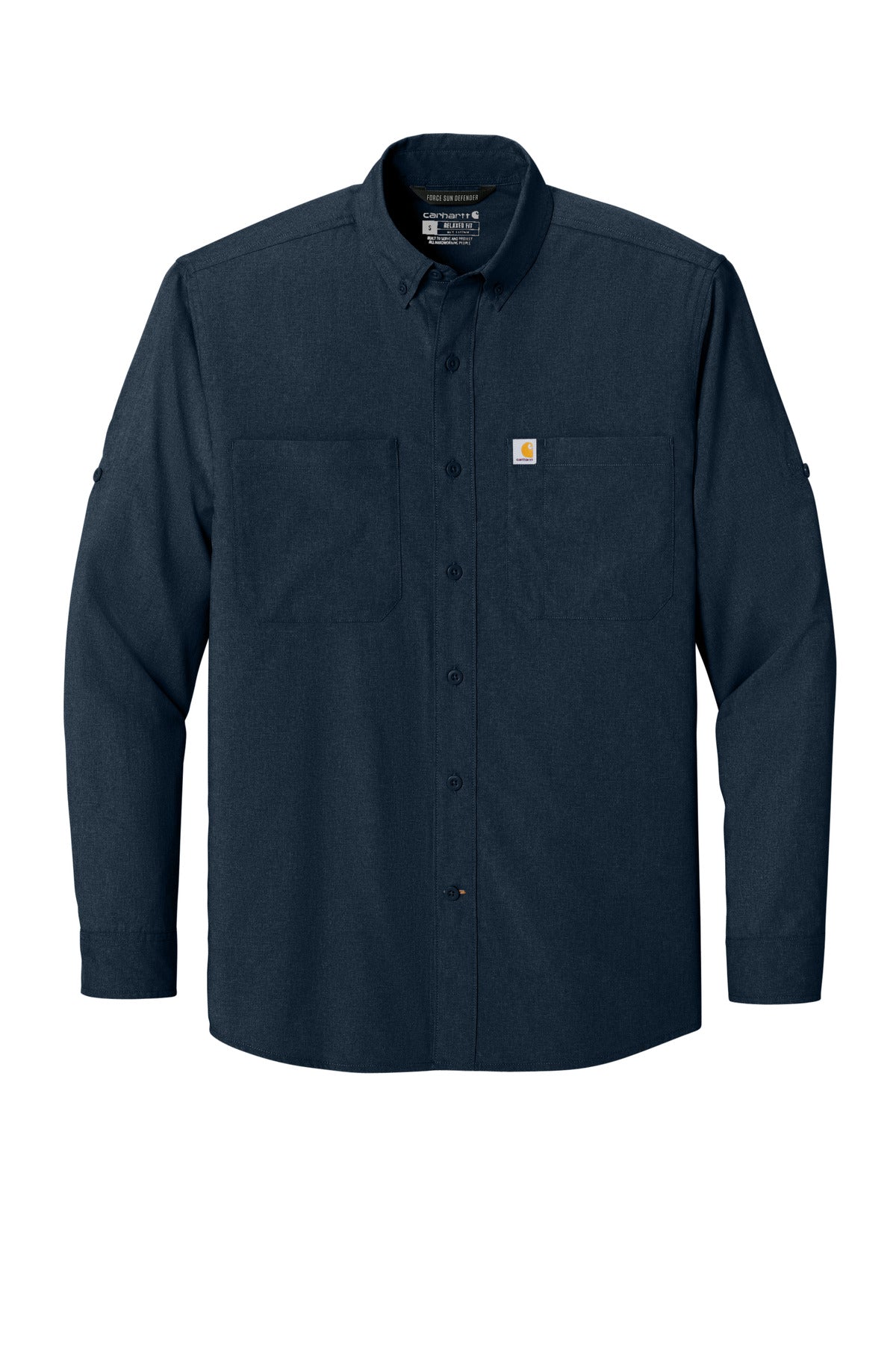 Carhartt Force Sun Defender Long Sleeve Shirt CT107106 Navy