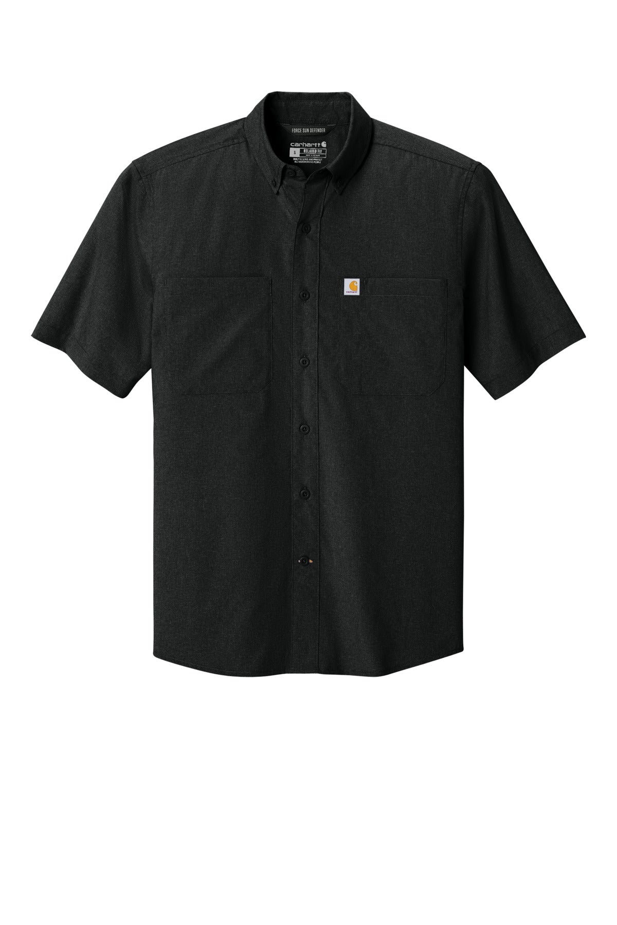 Carhartt Force Sun Defender Short Sleeve Shirt CT107107 Black