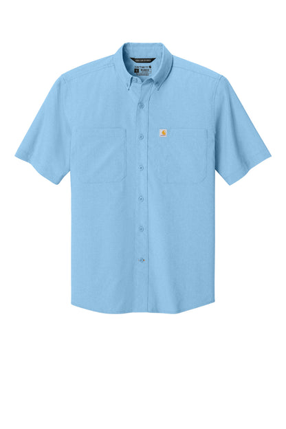 Carhartt Force Sun Defender Short Sleeve Shirt CT107107 Fresh Water Blue