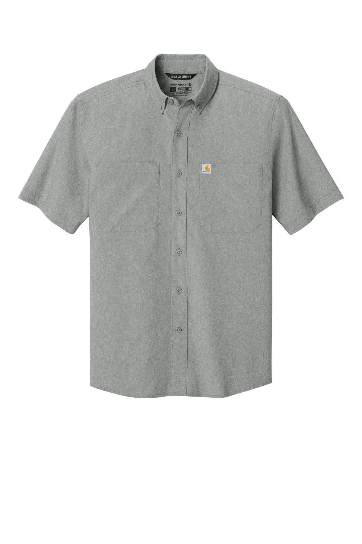 Carhartt Force Sun Defender Short Sleeve Shirt CT107107 Steel