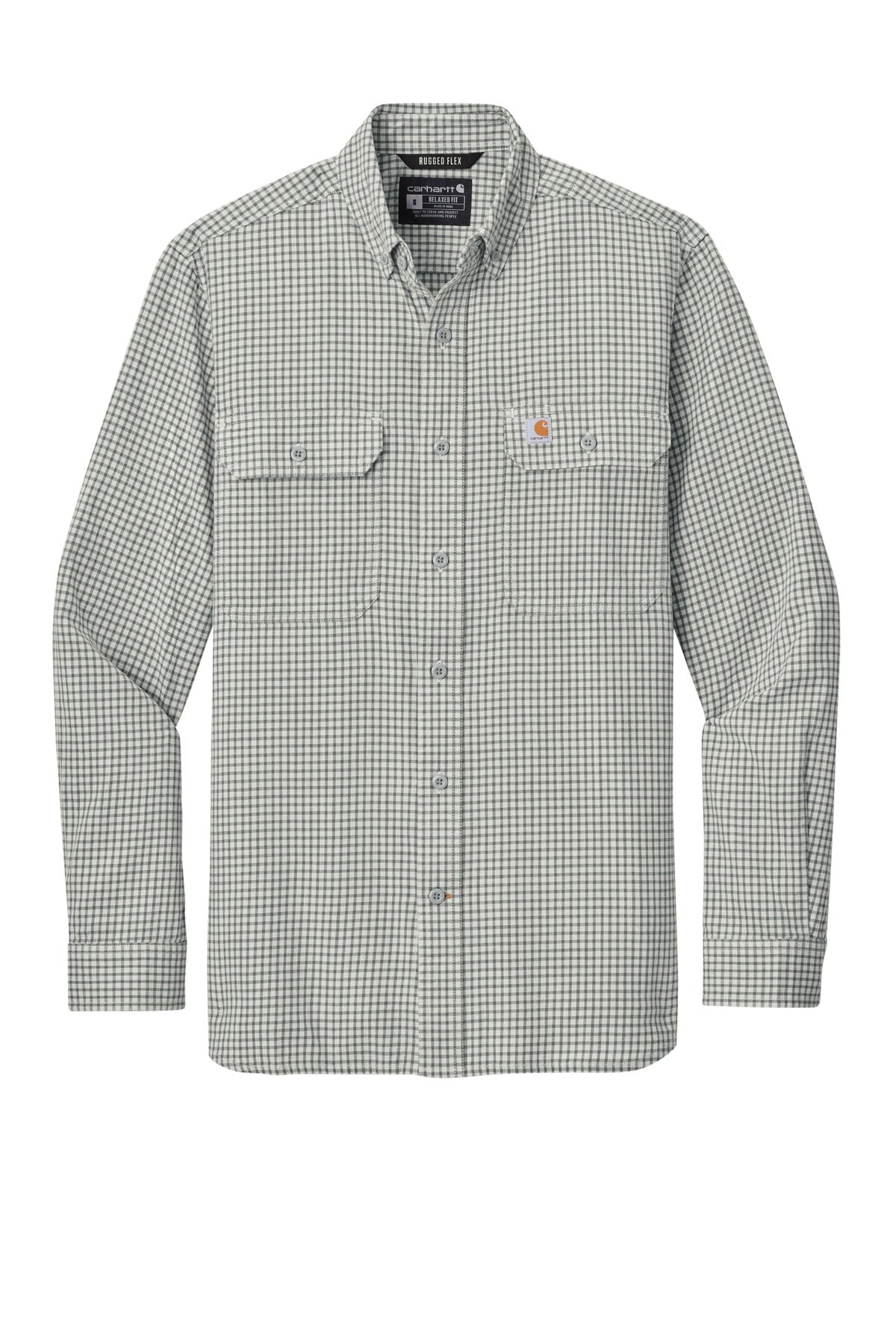 Carhartt Rugged Flex Plaid Long Sleeve Shirt CT107109 image 3