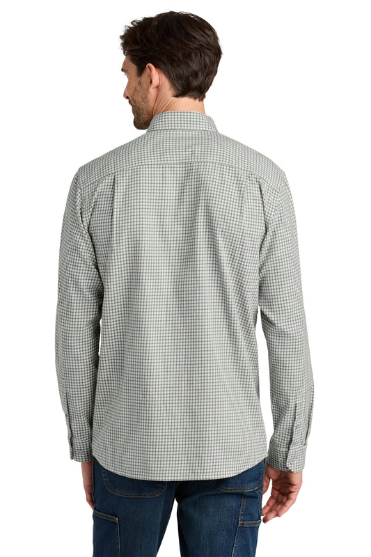 Carhartt Rugged Flex Plaid Long Sleeve Shirt CT107109 Check Steel Malt