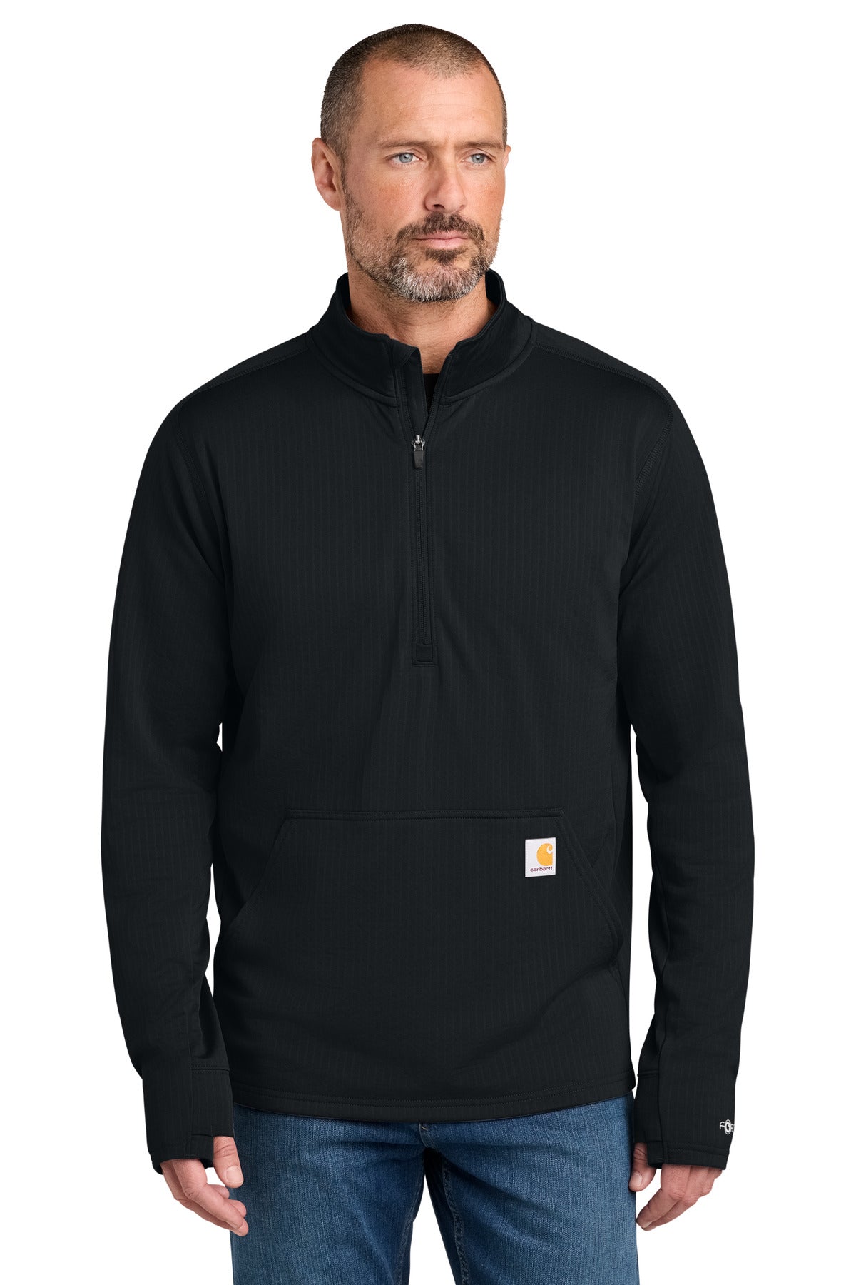 Carhartt Force 1/2-Zip Grid Fleece CT107814 Black