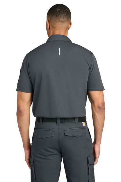 Carhartt FLD & RSCU Polo CTC16119 Pewter