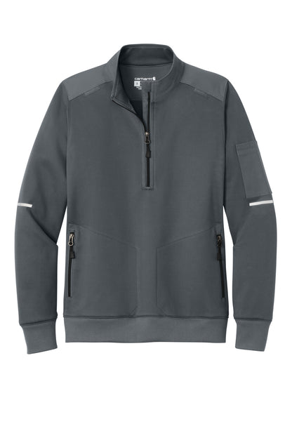 Carhartt Women's FLD & RSCU 1/2-Zip Mid-Layer CTC82912 Pewter