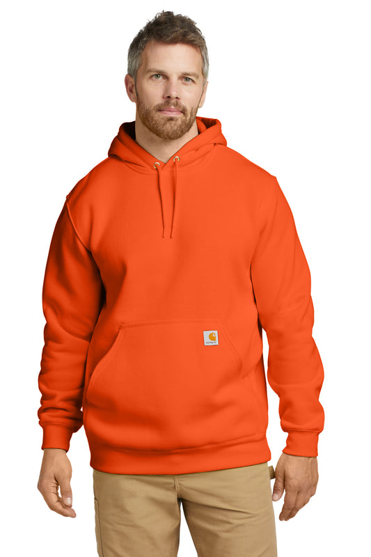 Carhartt  Midweight Hooded Sweatshirt. CTK121 Brite Orange