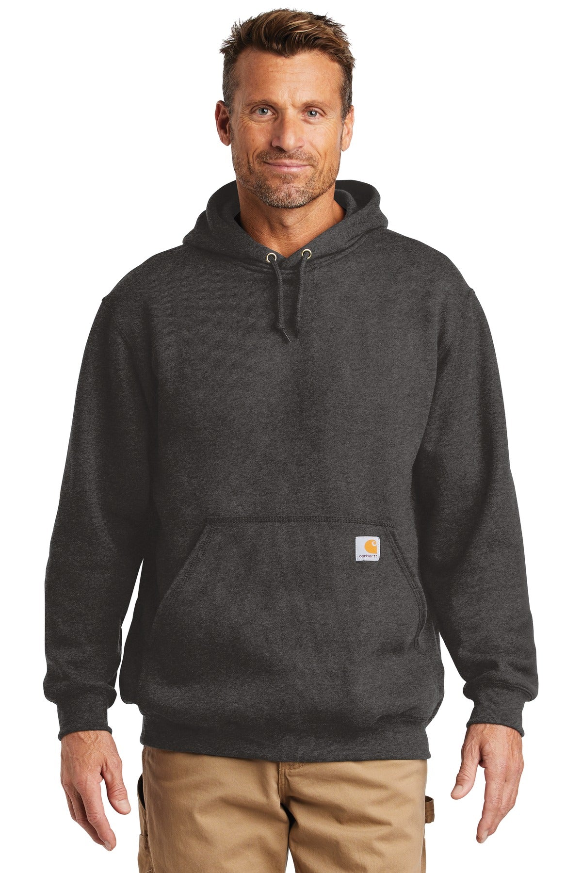 Carhartt  Midweight Hooded Sweatshirt. CTK121 Carbon Heather