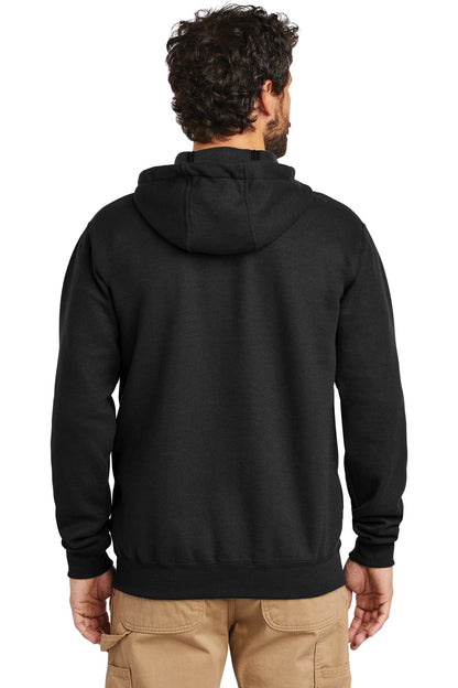 Carhartt  Midweight Hooded Zip-Front Sweatshirt. CTK122 Black
