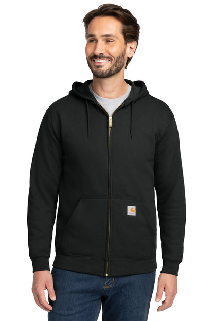 Carhartt Midweight Hooded Zip-Front Sweatshirt CTK122 Black