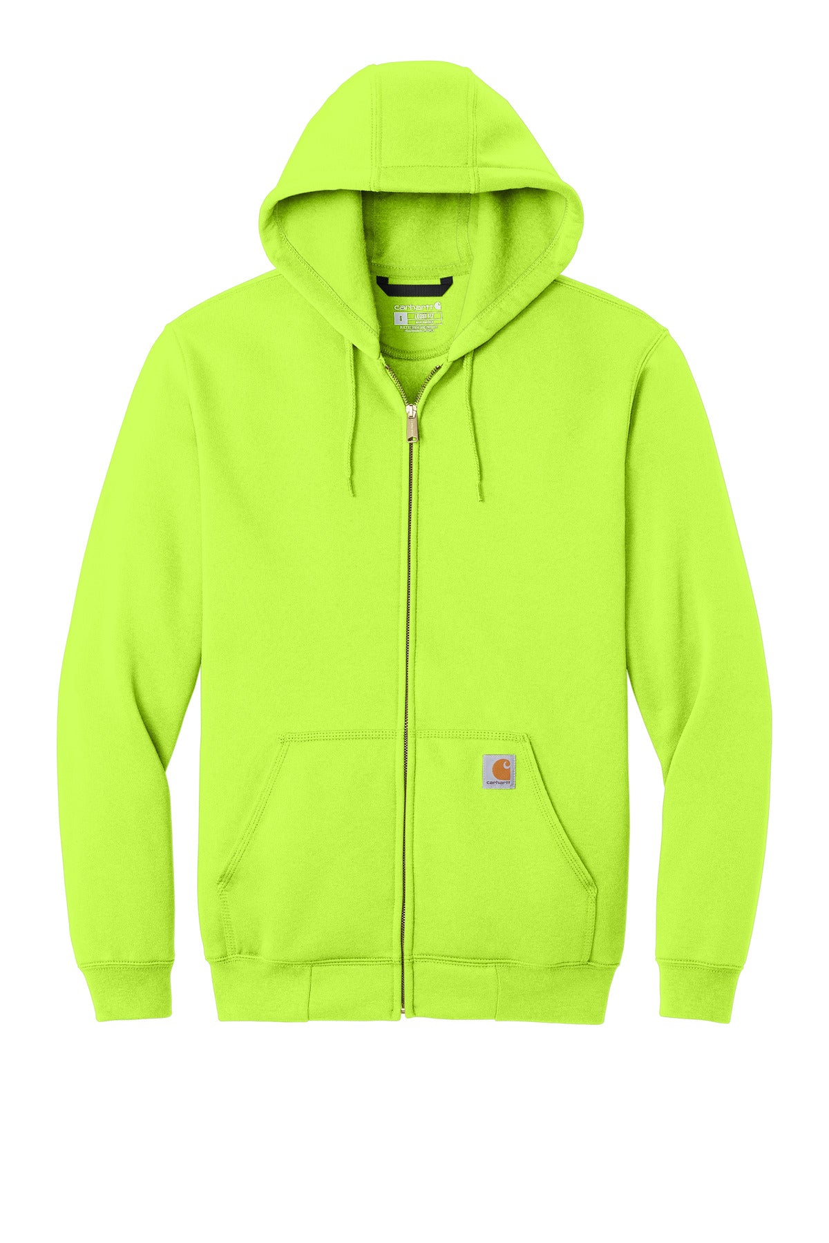 Carhartt  Midweight Hooded Zip-Front Sweatshirt. CTK122 Brite Lime