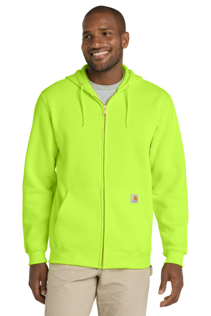 Carhartt  Midweight Hooded Zip-Front Sweatshirt. CTK122 Brite Lime
