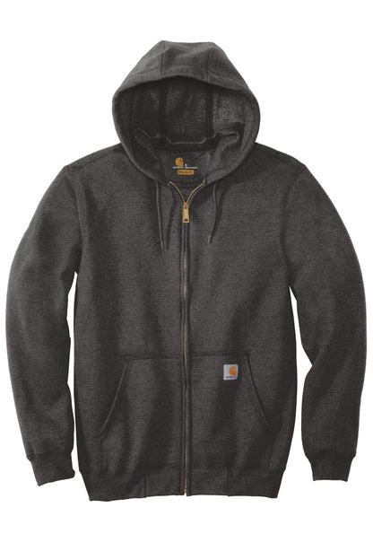 Carhartt  Midweight Hooded Zip-Front Sweatshirt. CTK122 Carbon Heather