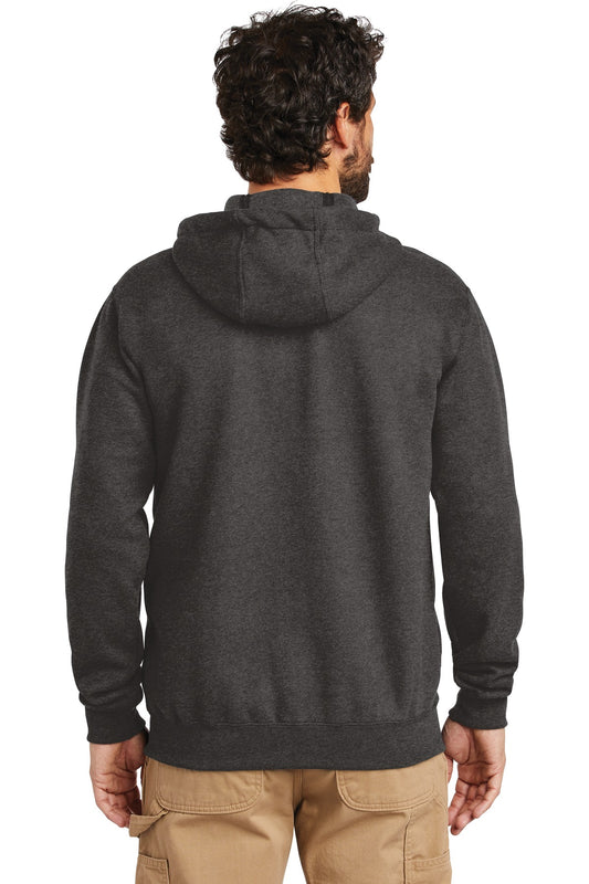 Carhartt  Midweight Hooded Zip-Front Sweatshirt. CTK122 Carbon Heather