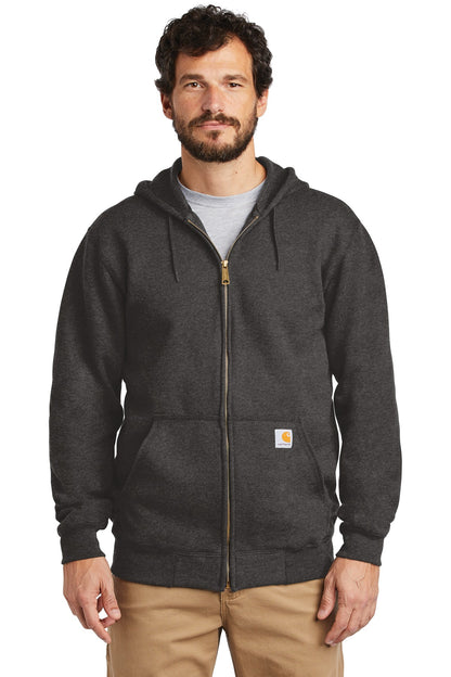 Carhartt  Midweight Hooded Zip-Front Sweatshirt. CTK122 Carbon Heather
