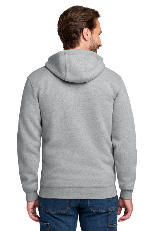 Carhartt Midweight Hooded Zip-Front Sweatshirt CTK122 Heather Grey