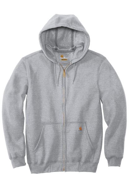 Carhartt  Midweight Hooded Zip-Front Sweatshirt. CTK122 Heather Grey