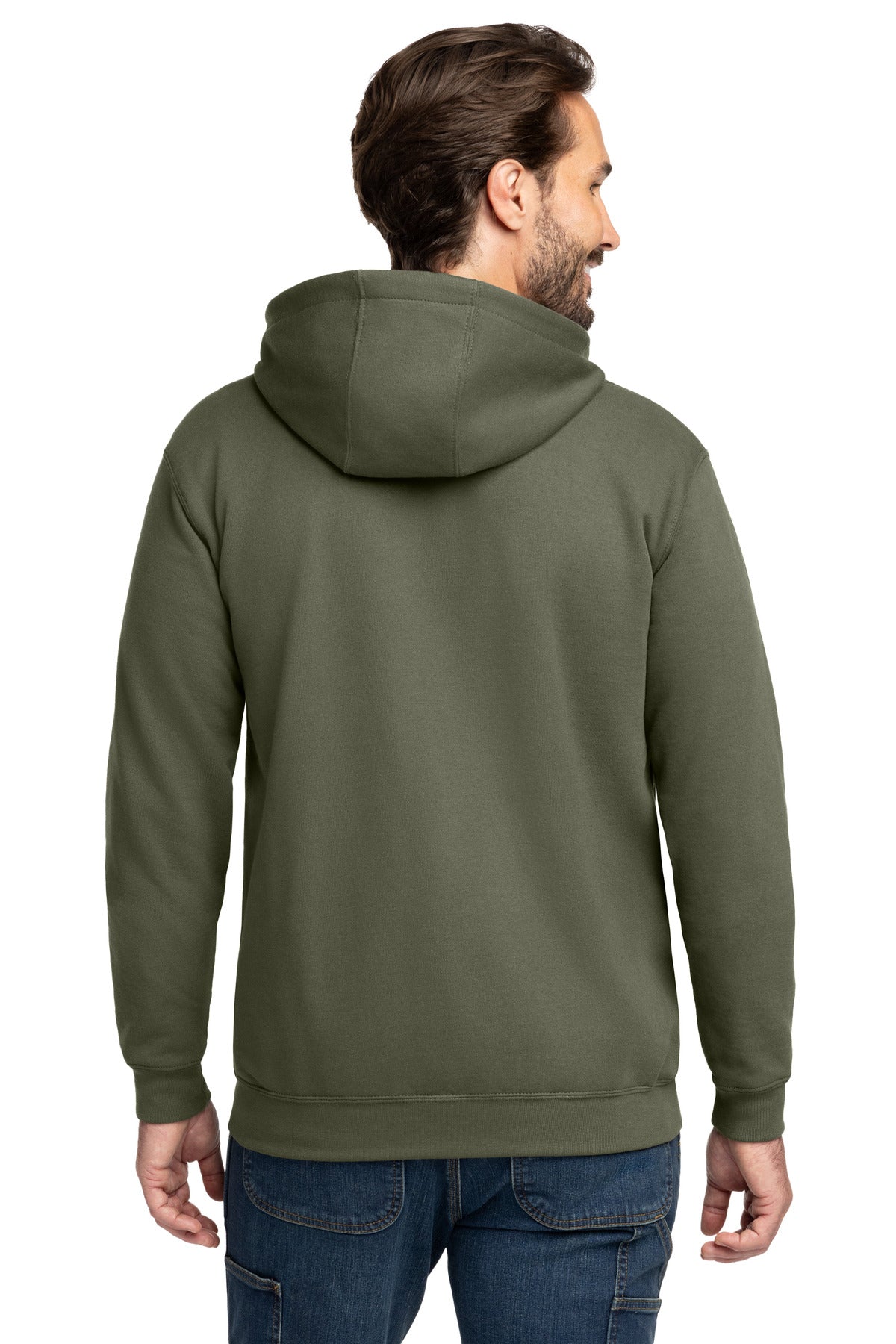 Carhartt Midweight Hooded Zip-Front Sweatshirt CTK122 Moss