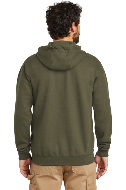 Carhartt  Midweight Hooded Zip-Front Sweatshirt. CTK122 Moss
