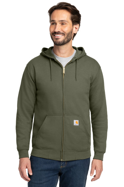 Carhartt Midweight Hooded Zip-Front Sweatshirt CTK122 Moss