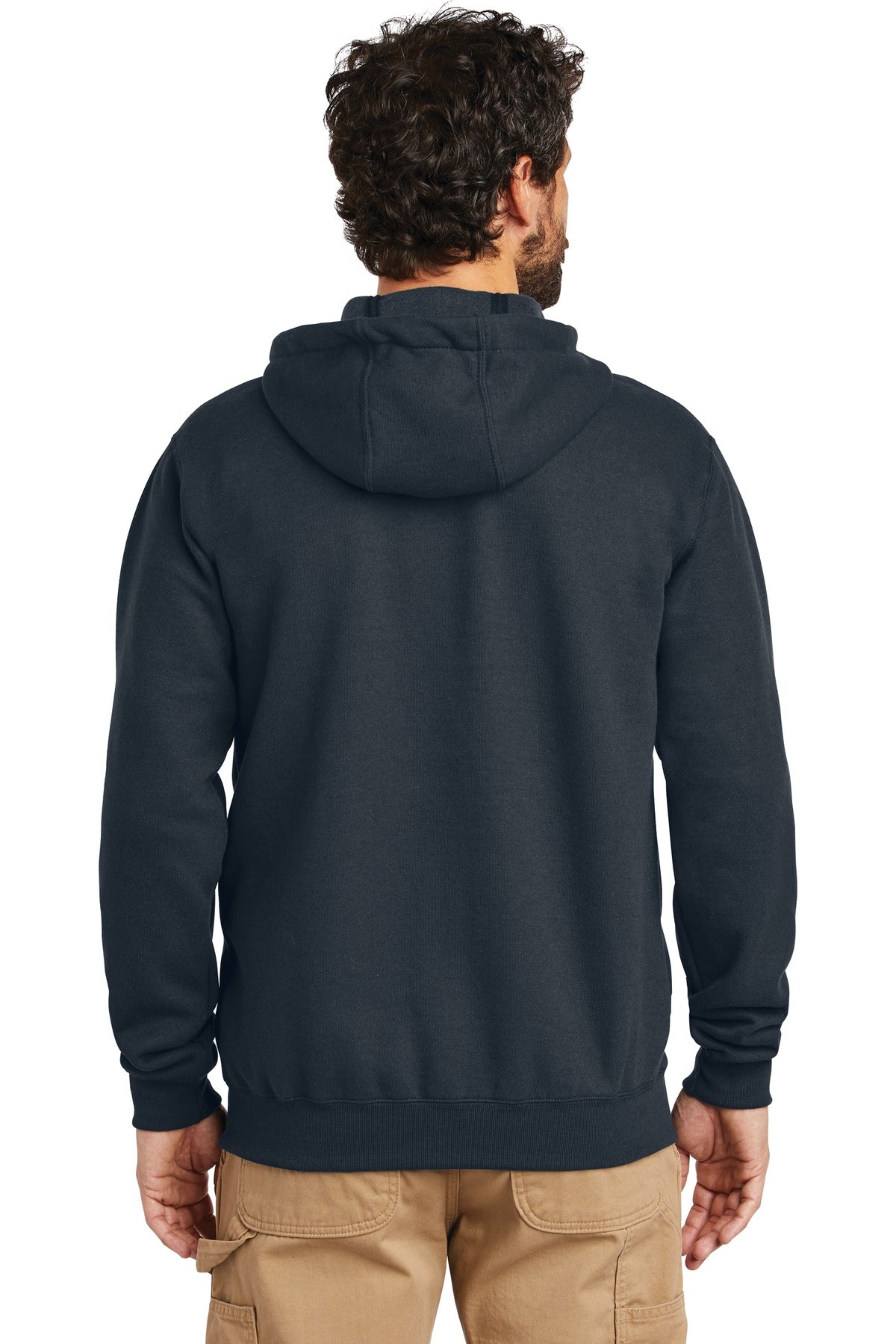 Carhartt  Midweight Hooded Zip-Front Sweatshirt. CTK122 New Navy