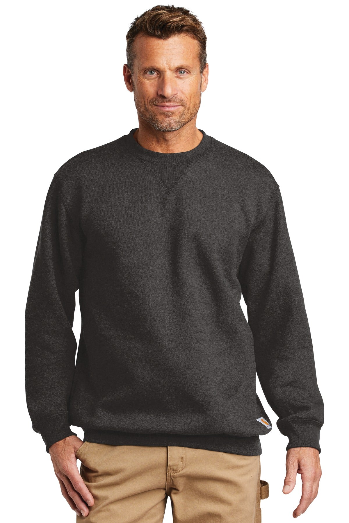 Carhartt  Midweight Crewneck Sweatshirt. CTK124 Carbon Heather