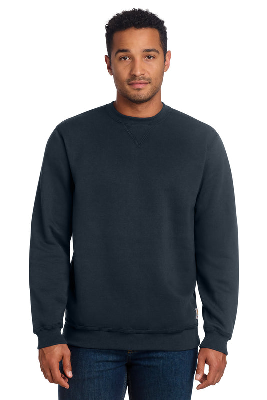 Carhartt Midweight Crewneck Sweatshirt CTK124 New Navy