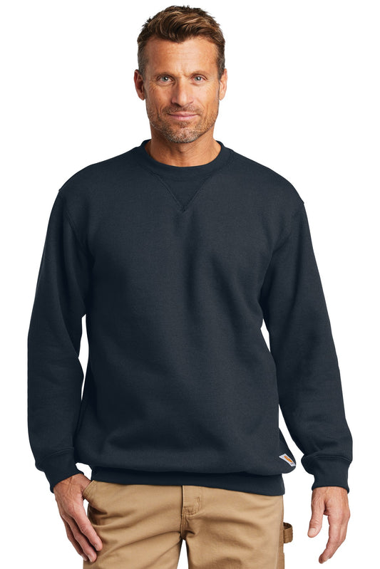 Carhartt  Midweight Crewneck Sweatshirt. CTK124 New Navy