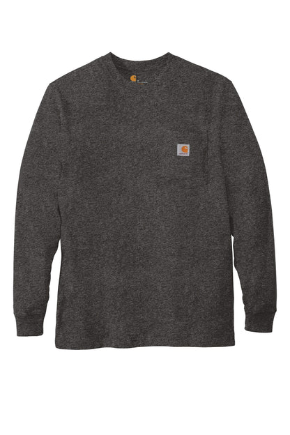 Carhartt Workwear Pocket Long Sleeve T-Shirt CTK126 Carbon Heather