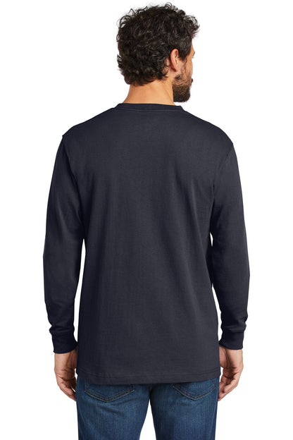 Carhartt Workwear Pocket Long Sleeve T-Shirt CTK126 Navy