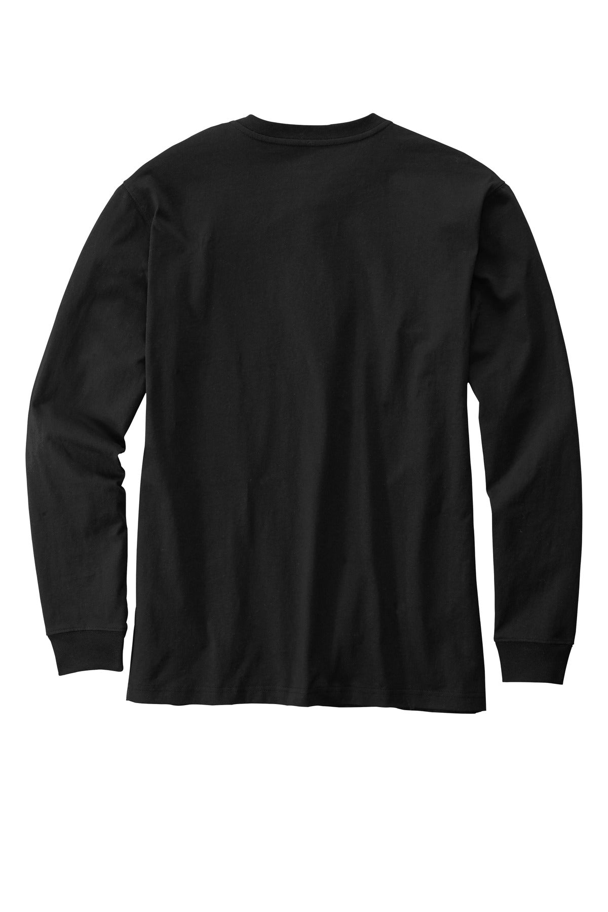 Carhartt Long Sleeve Henley T-Shirt CTK128 Black