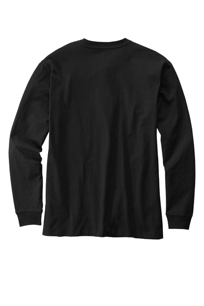 Carhartt Long Sleeve Henley T-Shirt CTK128 Black