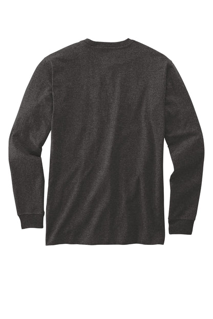 Carhartt Long Sleeve Henley T-Shirt CTK128 Carbon Heather