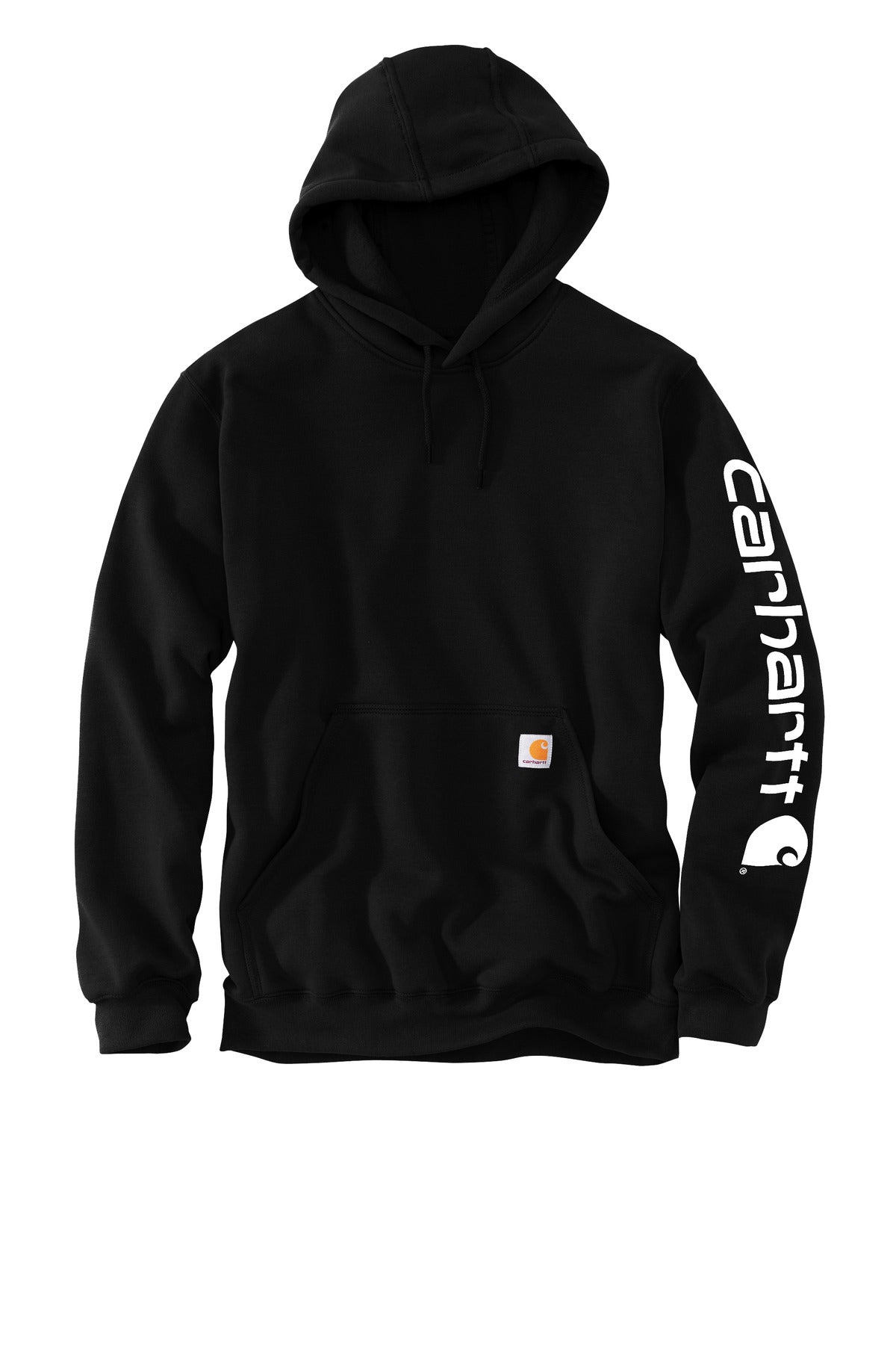 Carhartt Midweight Hooded Logo Sweatshirt CTK288 Black