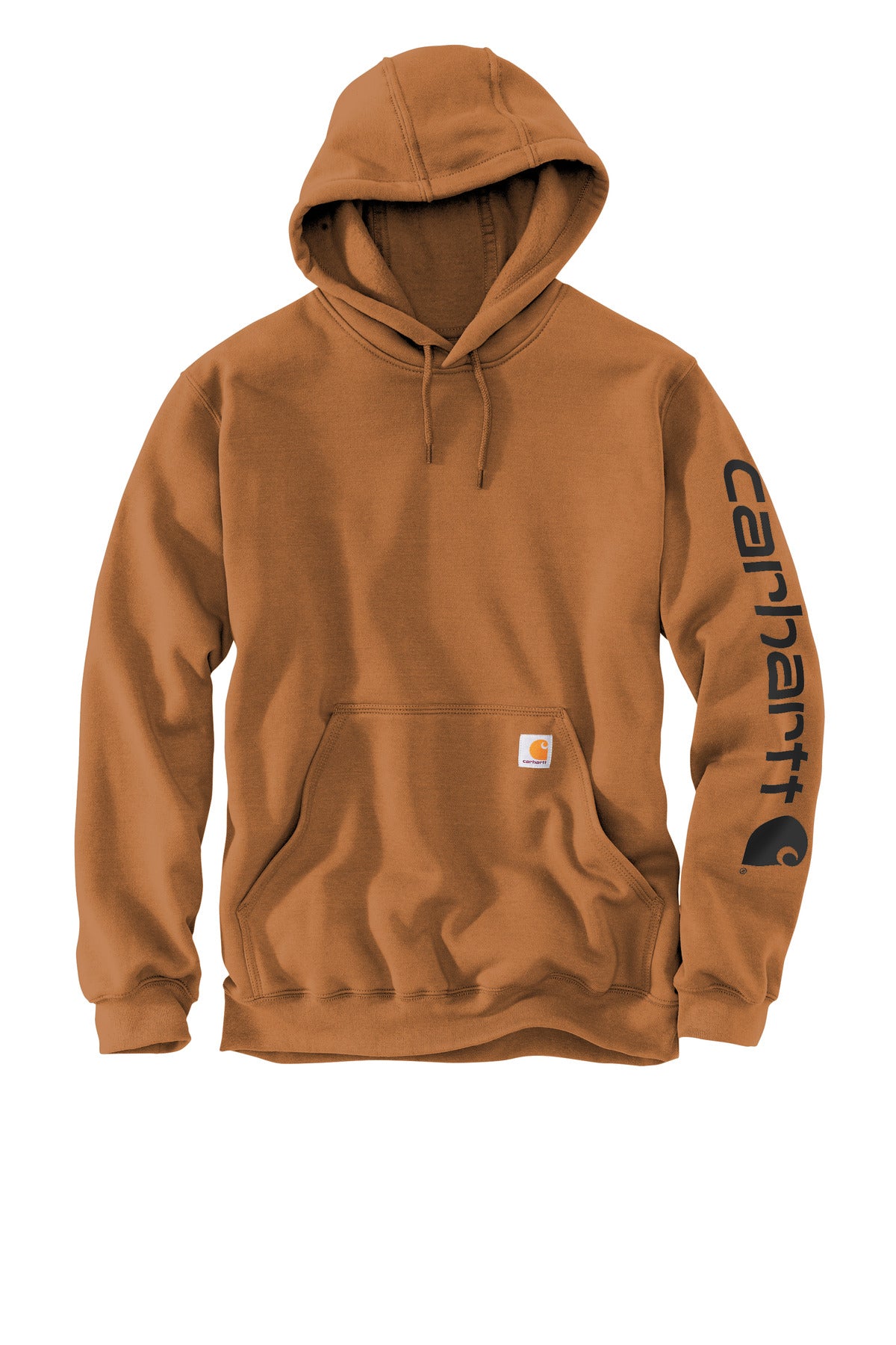Carhartt Midweight Hooded Logo Sweatshirt CTK288 Carhartt Brown