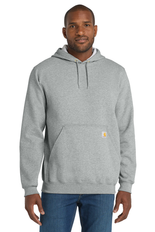 Carhartt Midweight Hooded Logo Sweatshirt CTK288 Heather Grey