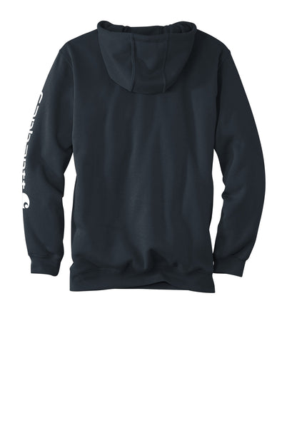Carhartt Midweight Hooded Logo Sweatshirt CTK288 New Navy
